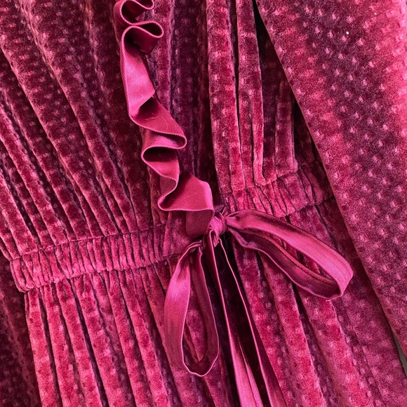 Luxury Robe Velvet Satin Vintage Old Hollywood 1930’s Style Victorian Edwardian - Picture 3 of 16